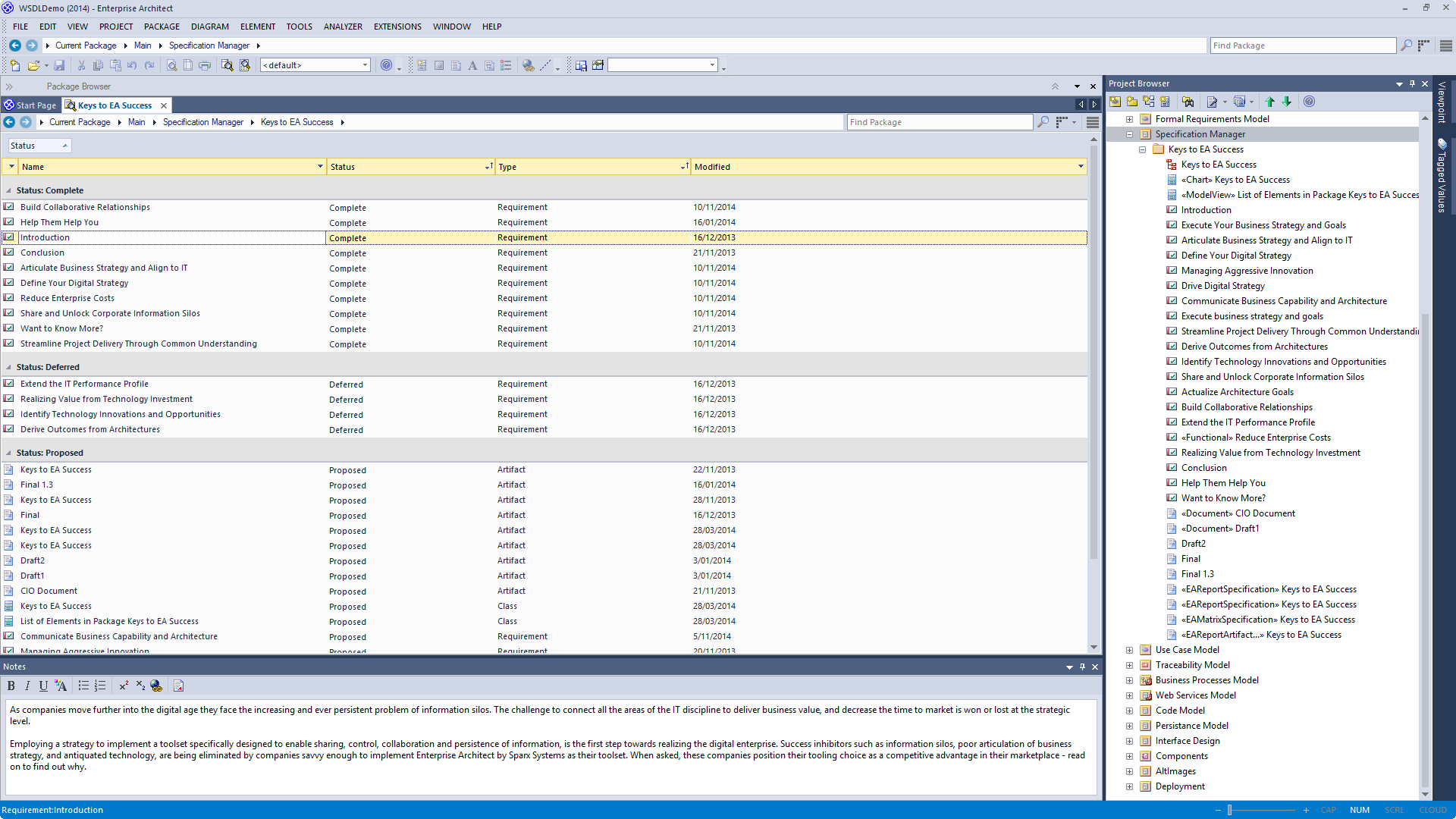 Package Navigator windows