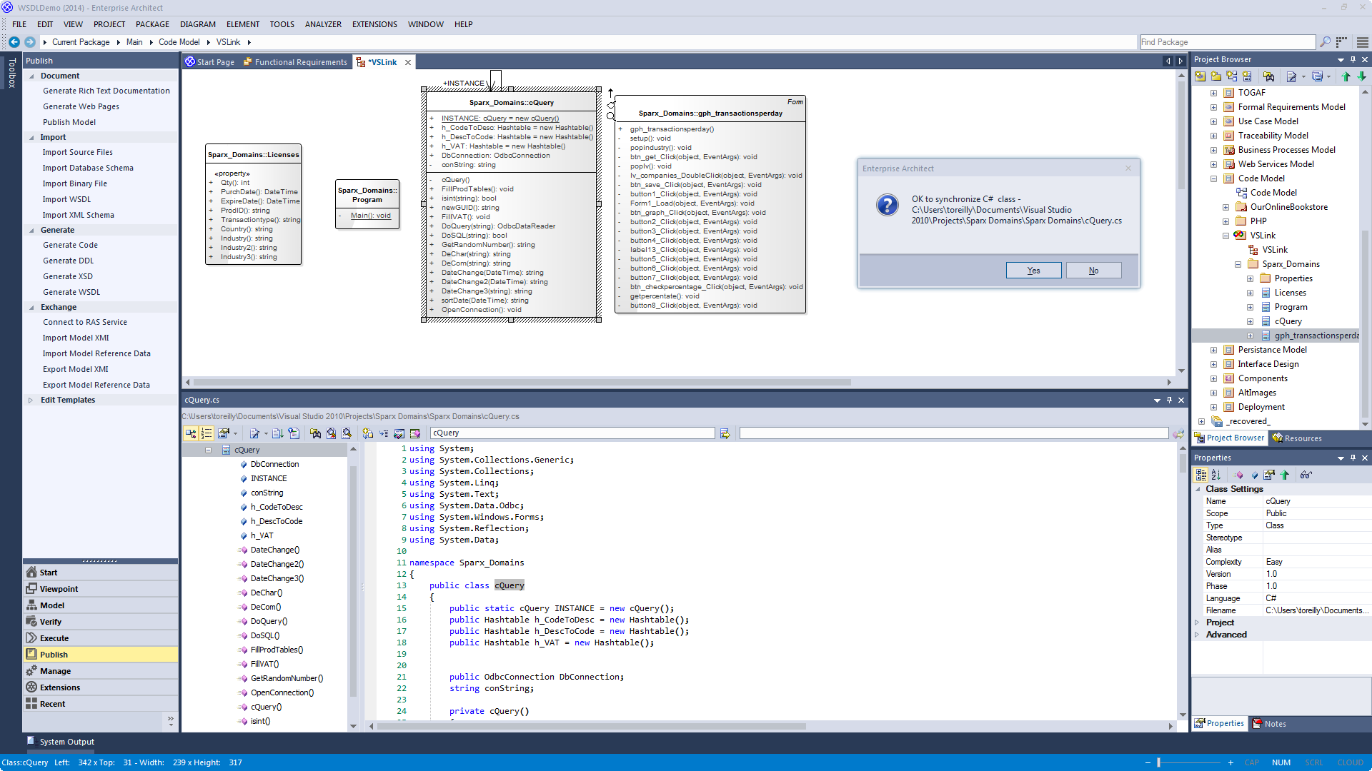 VS Link - View and Syncronize Code