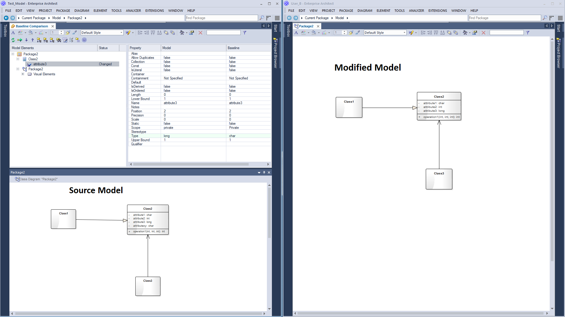 Support for XMI merge using Baseline Merge sets