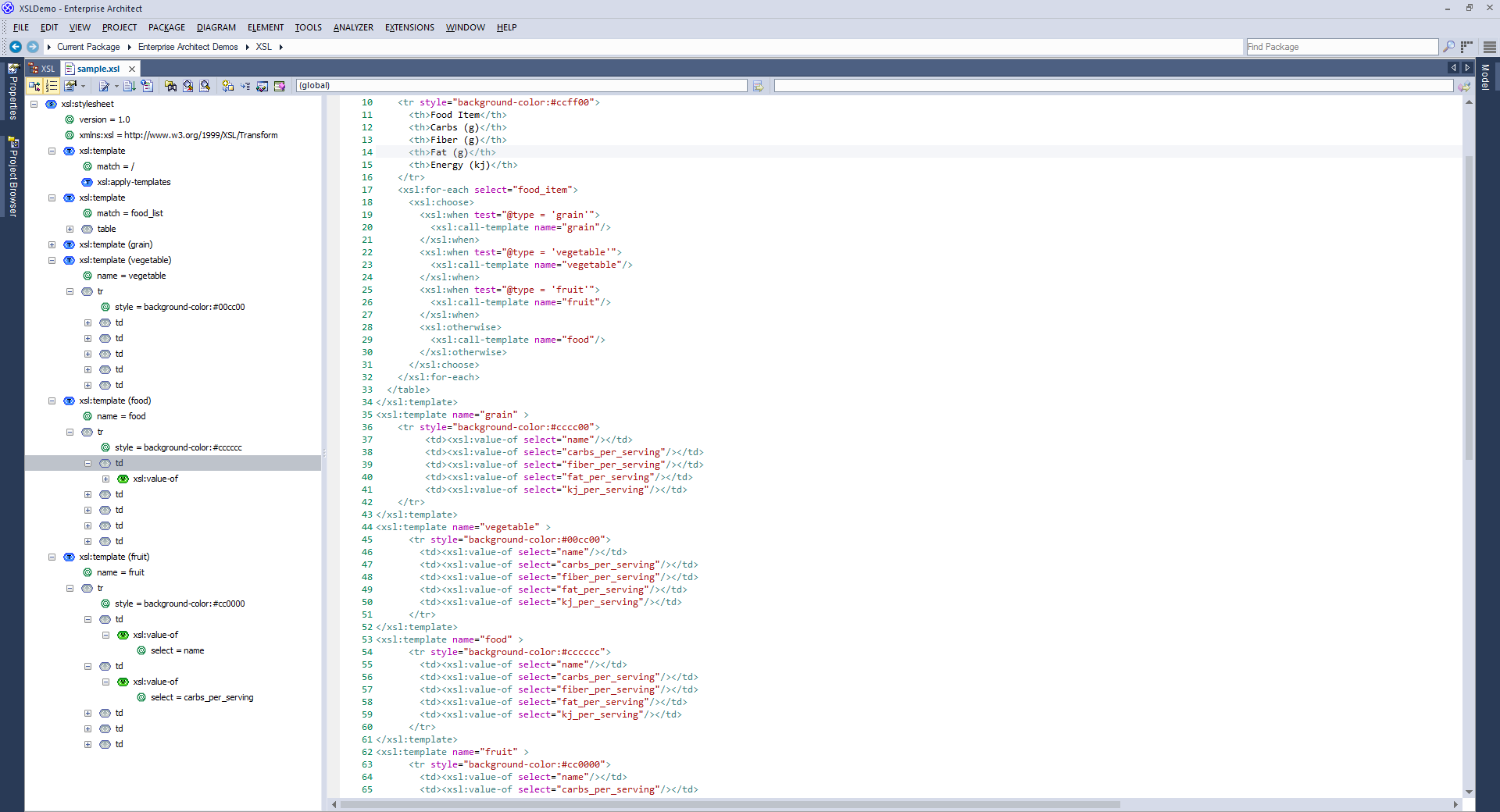 XSL Stylesheet