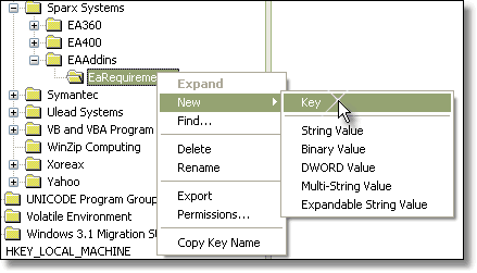 add-inregistry